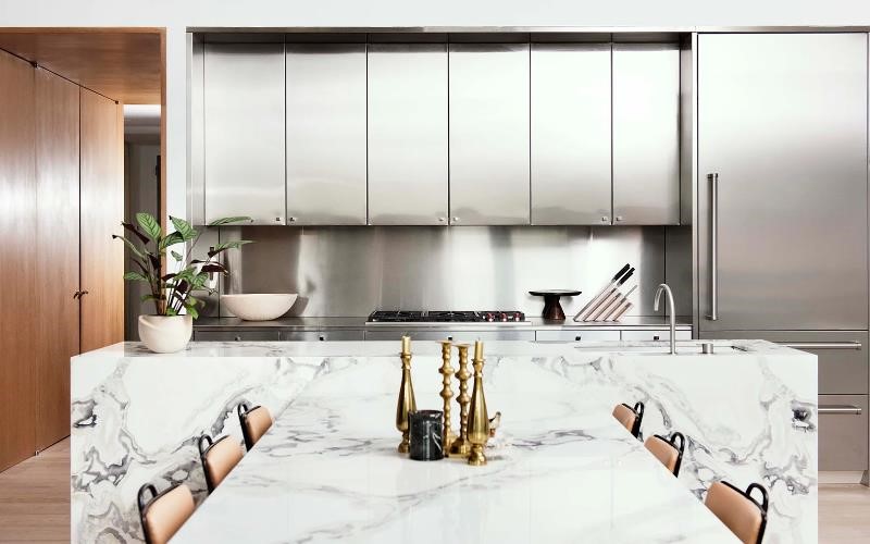 کابینت فلزی استیل - بهترین جنس کابینت آشپزخانه چیست؟