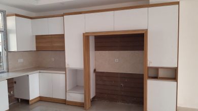 photo 2024 05 27 22 24 55 کابینت سفید قهوه ای | جنس ام دی اف و های گلاس